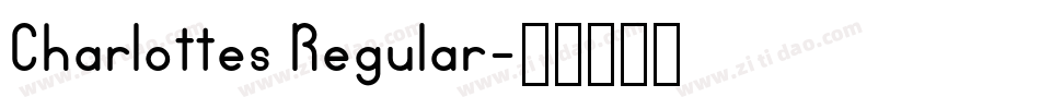 Charlottes Regular字体转换